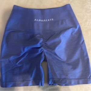 Alphalete Women's Vibrant Blue Bike Shorts